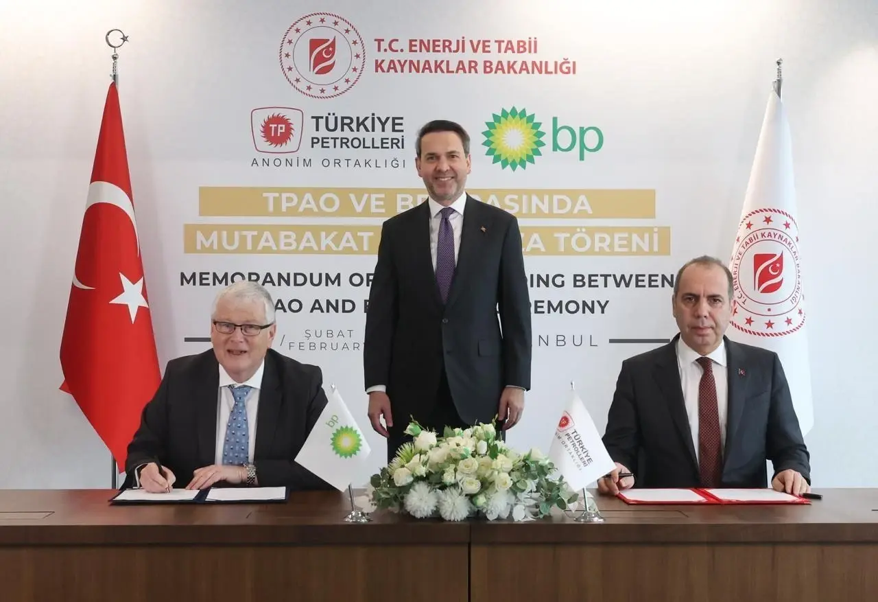 TPAO ve BP petrol ve doğalgaz işbirliği anlaşması imzaladı.